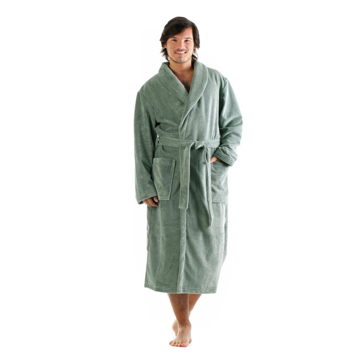 Župan Tampa Vestis | Savý froté župan unisex | Česká výroba od 1995