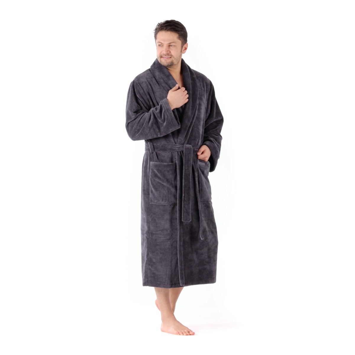 Župan Tampa Vestis | Savý froté župan unisex | Česká výroba od 1995