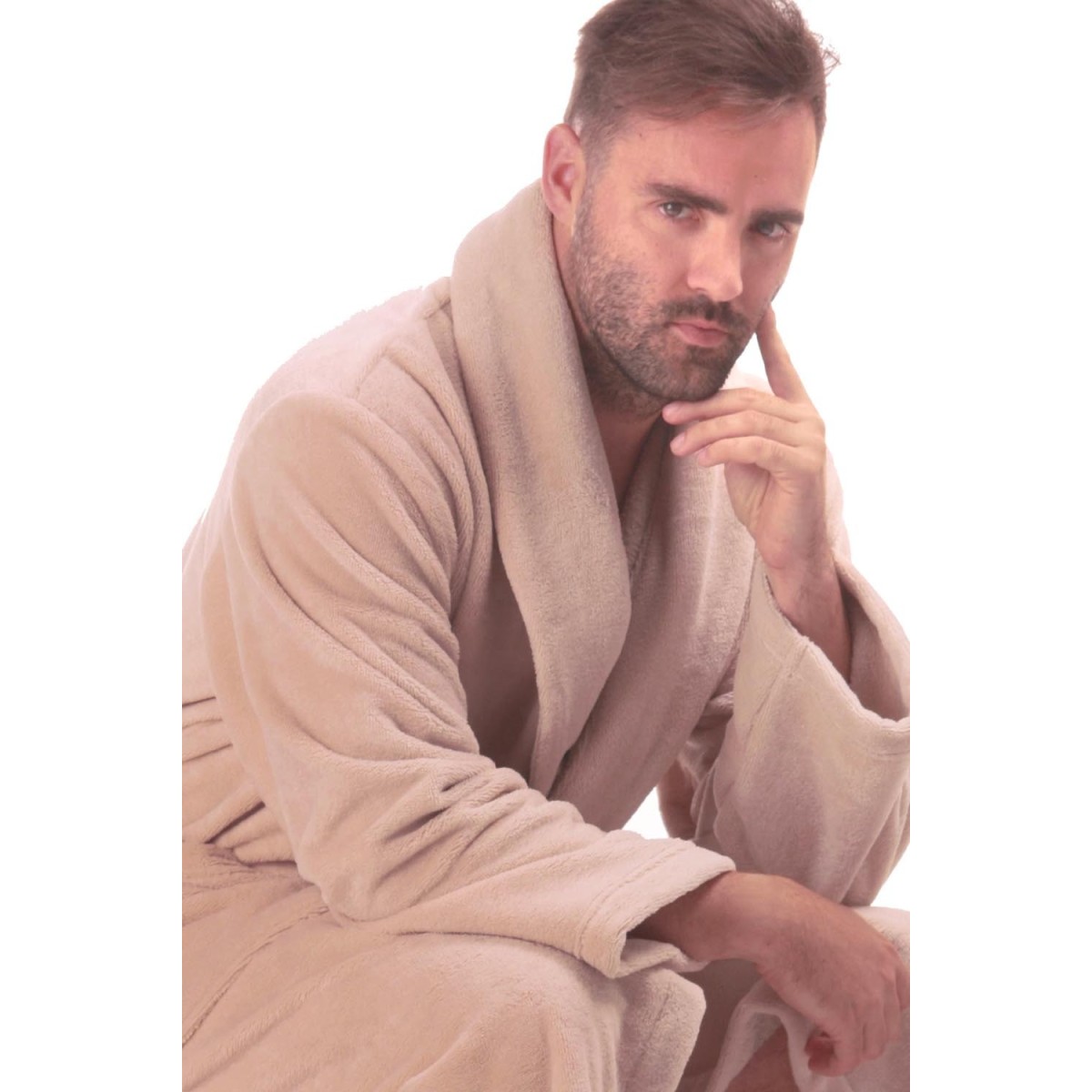 Župan Tampa Vestis | Savý froté župan pánský | Česká výroba od 1995