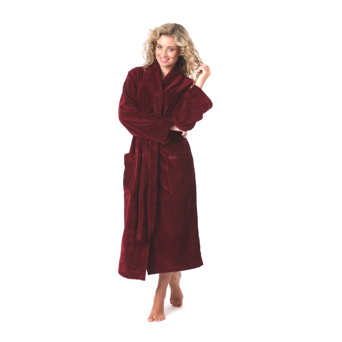 Župan Tampa Vestis | froté velurový župan dámský| Česká výroba od 1995