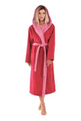 Župan Tampa duo Vestis | froté župan s kapucí dámský | Česká výroba