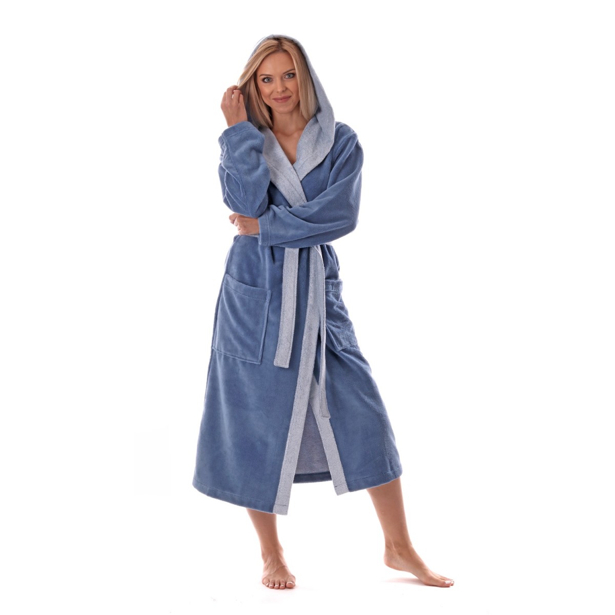 Župan Tampa duo Vestis | froté župan s kapucí dámský | Česká výroba