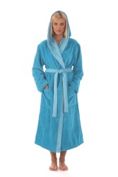 Župan Tampa duo Vestis | froté župan s kapucí dámský | Česká výroba