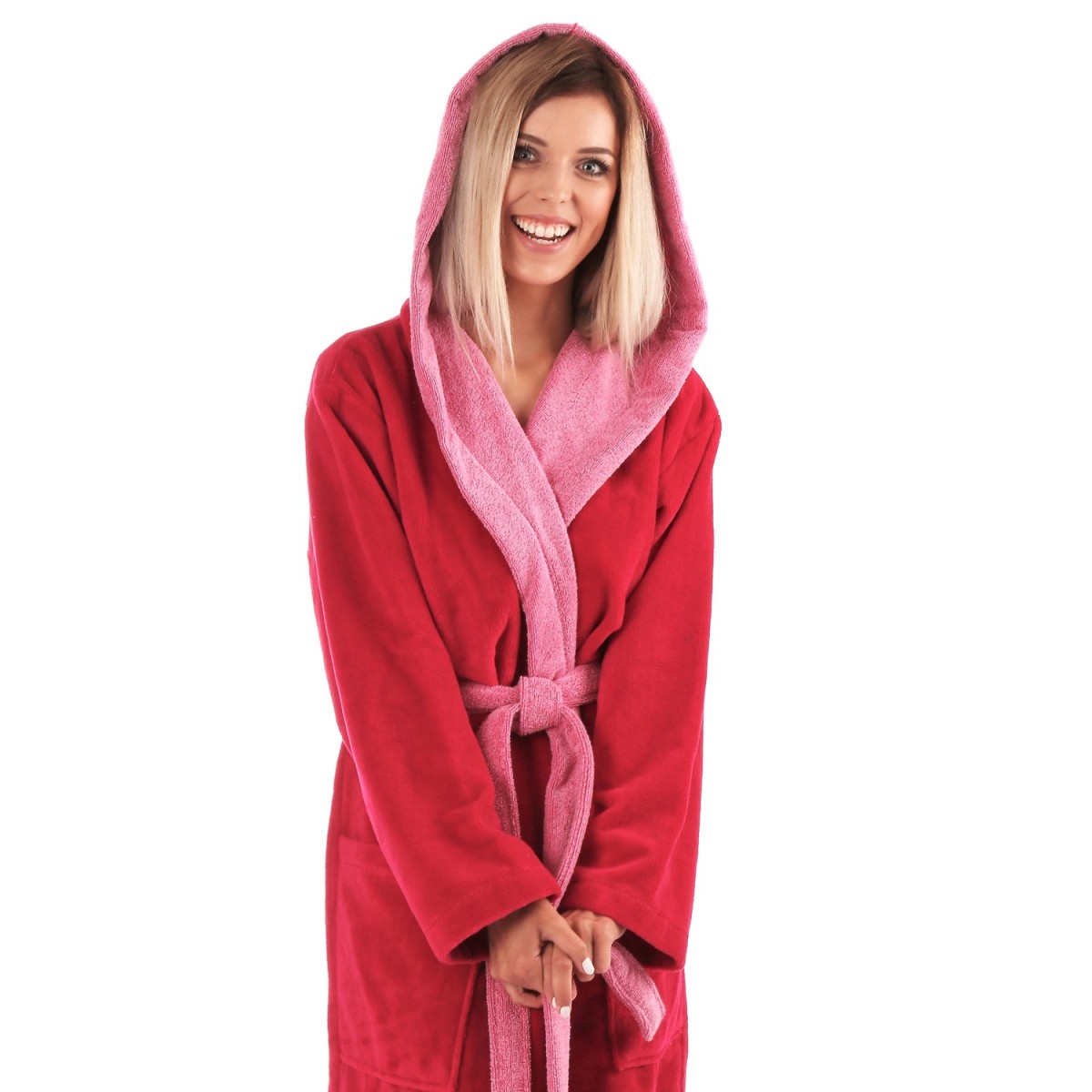 Župan Tampa duo Vestis | froté župan s kapucí dámský | Česká výroba