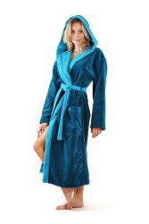 Župan Tampa duo Vestis | froté župan s kapucí dámský | Česká výroba