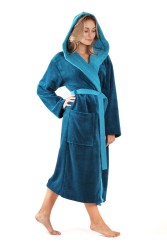 Župan Tampa duo Vestis | froté župan s kapucí dámský | Česká výroba