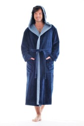 Župan Tampa Duo Vestis | kapuce & froté velur | Česká výroba od 1995