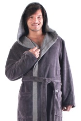 Župan Tampa Duo Vestis | kapuce & froté velur | Česká výroba od 1995