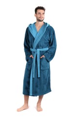 Župan Tampa Duo Vestis | kapuce & froté velur | Česká výroba od 1995