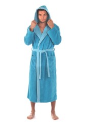 Župan Tampa Duo Vestis | kapuce & froté velur | Česká výroba od 1995