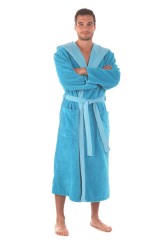 Župan Tampa Duo Vestis | kapuce & froté velur | Česká výroba od 1995