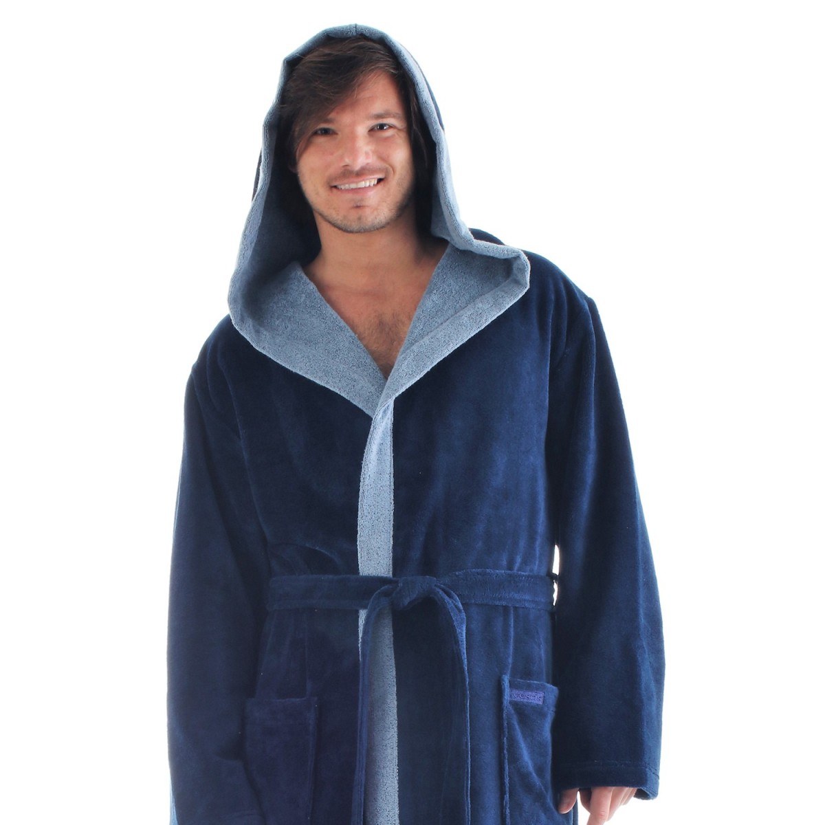 Župan Tampa Duo Vestis | kapuce & froté velur | Česká výroba od 1995