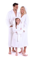 Athena unisex župan Vestis s kapucí