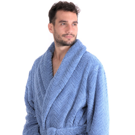 Luxusní unisex župan Athena se šálovým límcem.