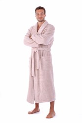 Luxusní unisex župan Athena se šálovým límcem.