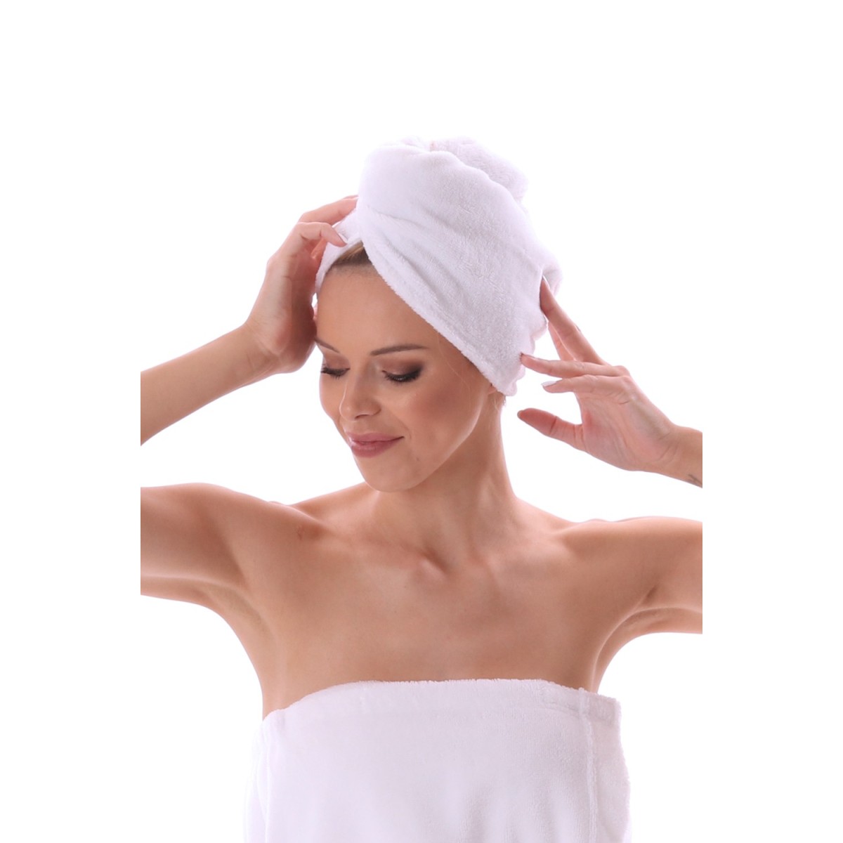 turban na vlasy Sauna