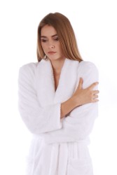 dlouhý dámský župan Lilly, hřejivá měkká náruč pro chvíle pohody