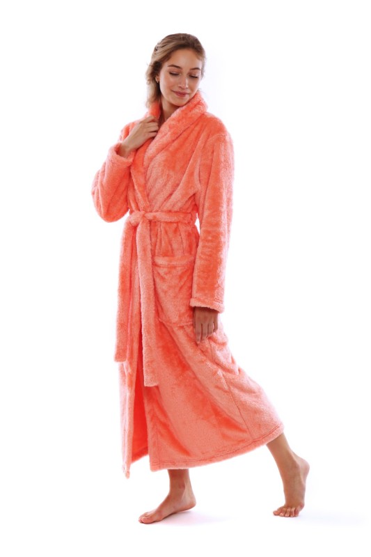 dlouhý dámský župan Lilly, hřejivá měkká náruč pro chvíle pohody