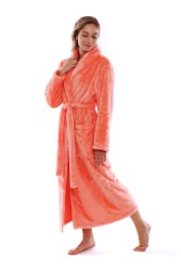 dlouhý dámský župan Lilly, hřejivá měkká náruč pro chvíle pohody