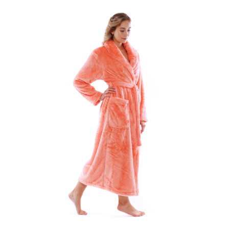 dlouhý dámský župan Lilly, hřejivá měkká náruč pro chvíle pohody