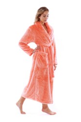 dlouhý dámský župan Lilly, hřejivá měkká náruč pro chvíle pohody