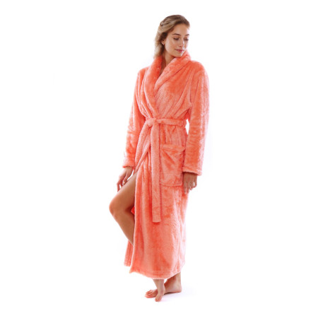 dlouhý dámský župan Lilly, hřejivá měkká náruč pro chvíle pohody