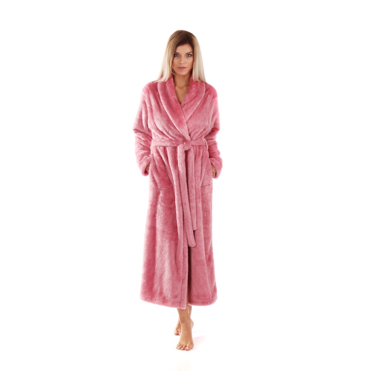 dlouhý dámský župan Lilly, hřejivá měkká náruč pro chvíle pohody