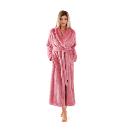 dlouhý dámský župan Lilly, hřejivá měkká náruč pro chvíle pohody