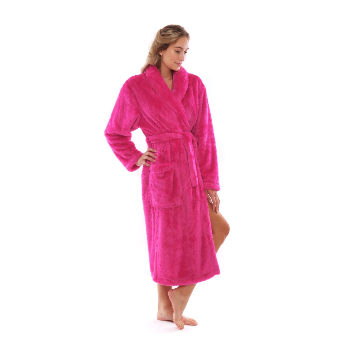 dlouhý dámský župan Lilly, hřejivá měkká náruč pro chvíle pohody