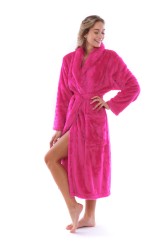 dlouhý dámský župan Lilly, hřejivá měkká náruč pro chvíle pohody