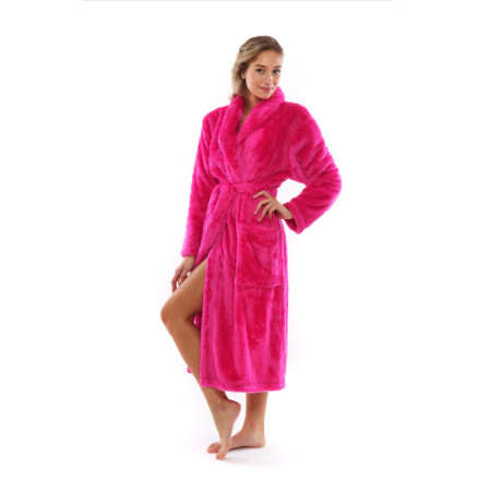 dlouhý dámský župan Lilly, hřejivá měkká náruč pro chvíle pohody