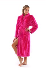 dlouhý dámský župan Lilly, hřejivá měkká náruč pro chvíle pohody