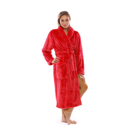 dlouhý dámský župan Lilly, hřejivá měkká náruč pro chvíle pohody