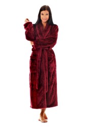 dlouhý dámský župan Lilly, hřejivá měkká náruč pro chvíle pohody