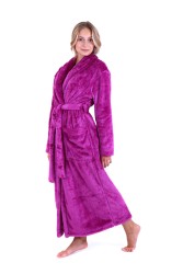 dlouhý dámský župan Lilly, hřejivá měkká náruč pro chvíle pohody