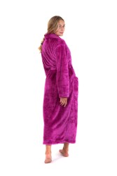 dlouhý dámský župan Lilly, hřejivá měkká náruč pro chvíle pohody