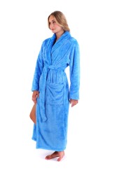 dlouhý dámský župan Lilly, hřejivá měkká náruč pro chvíle pohody