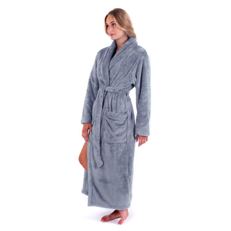 dlouhý dámský župan Lilly, hřejivá měkká náruč pro chvíle pohody