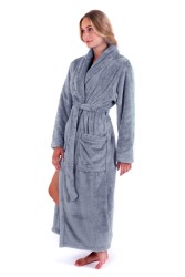 dlouhý dámský župan Lilly, hřejivá měkká náruč pro chvíle pohody