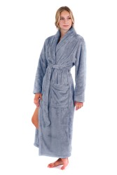 dlouhý dámský župan Lilly, hřejivá měkká náruč pro chvíle pohody