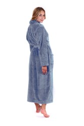 dlouhý dámský župan Lilly, hřejivá měkká náruč pro chvíle pohody