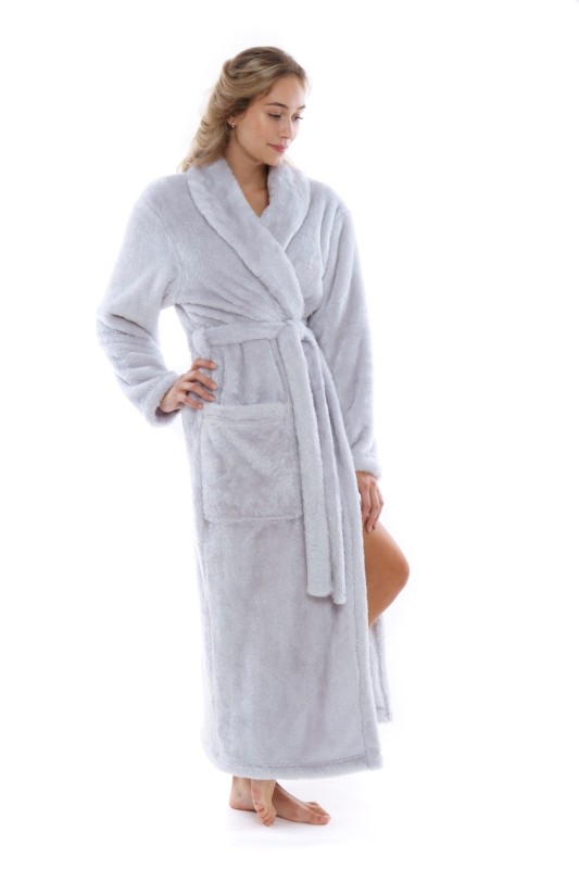 dlouhý dámský župan Lilly, hřejivá měkká náruč pro chvíle pohody