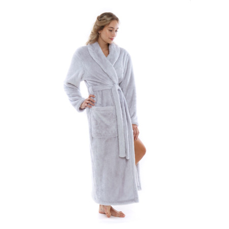 dlouhý dámský župan Lilly, hřejivá měkká náruč pro chvíle pohody