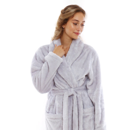 dlouhý dámský župan Lilly, hřejivá měkká náruč pro chvíle pohody