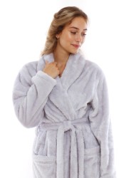 dlouhý dámský župan Lilly, hřejivá měkká náruč pro chvíle pohody
