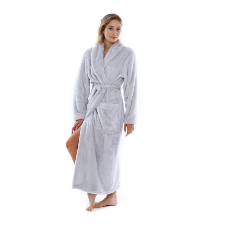 dlouhý dámský župan Lilly, hřejivá měkká náruč pro chvíle pohody