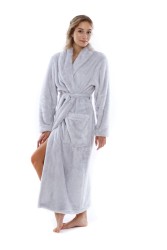 dlouhý dámský župan Lilly, hřejivá měkká náruč pro chvíle pohody