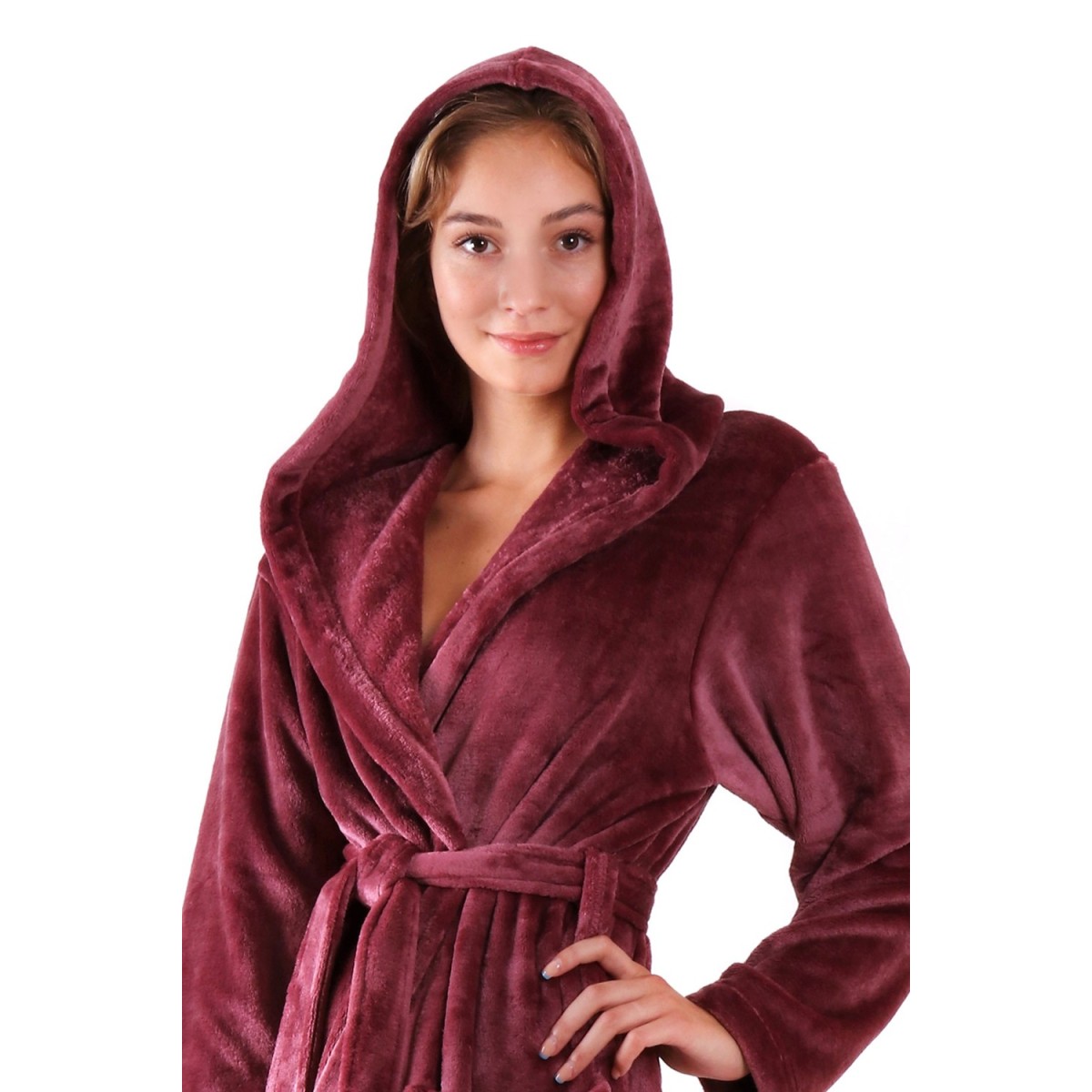 3/4 župan Siena s kapucí dámský