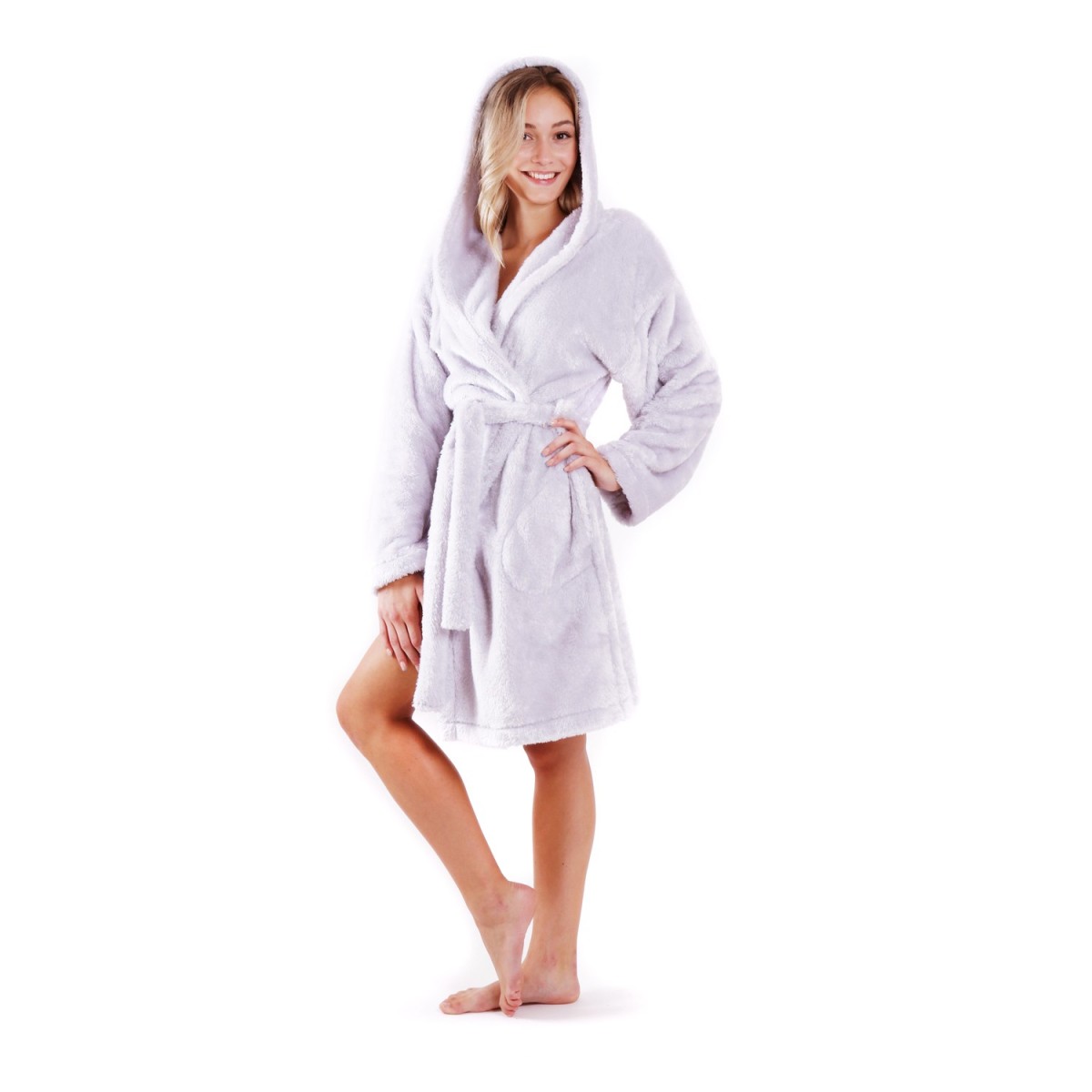 3/4 župan Lilly extra s kapucí dámský