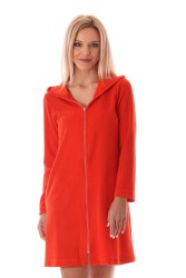 3/4 župan Bari na zip s kapucí dámský